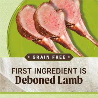 First ingredient is deboned lamb.