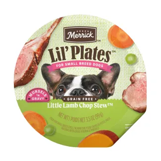 Merrick Lil' Plates Little Lamb Chop Stew package.