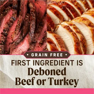 First ingredient is deboned turkey or beef